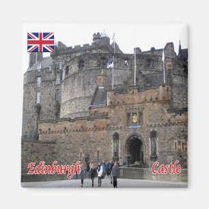 SCT020 EDINBURGH CASTLE, Schottland, Kühlschrank Magnet