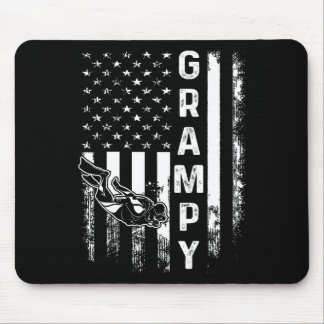 Scu Tauchen Grampy Amerikanische Flagge Vintage We Mousepad