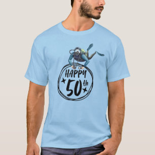 Scuba 50. Geburtstag T-Shirt