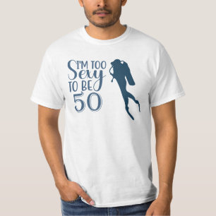 Scuba 50. Geburtstag T-Shirt