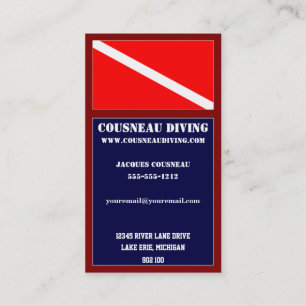 Scuba Business Card 1 Visitenkarte