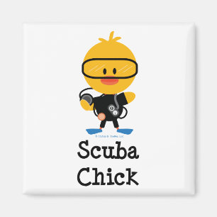 Scuba Chick Magnet