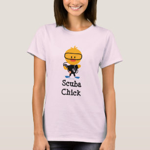 Scuba Chick Ringer T-Shirt