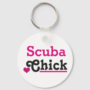 Scuba Chick Schlüsselanhänger