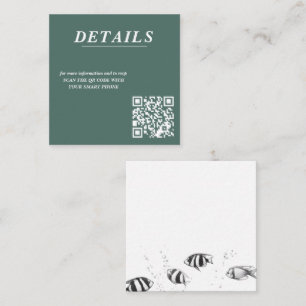 Scuba Couple QR Code Begleitkarte