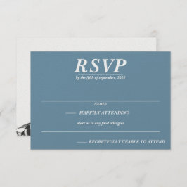 Scuba Couple RSVP Karte
