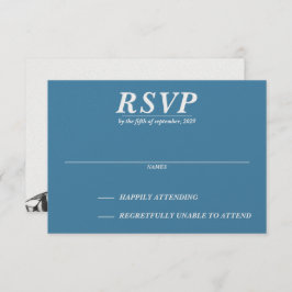 Scuba Couple RSVP Karte