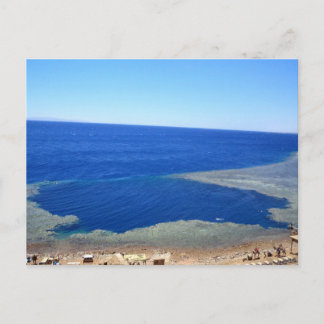 Scuba Dive Spot Blue Hole Postkarte