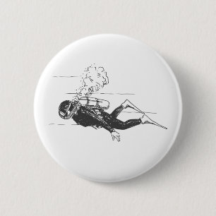Scuba Diver Button
