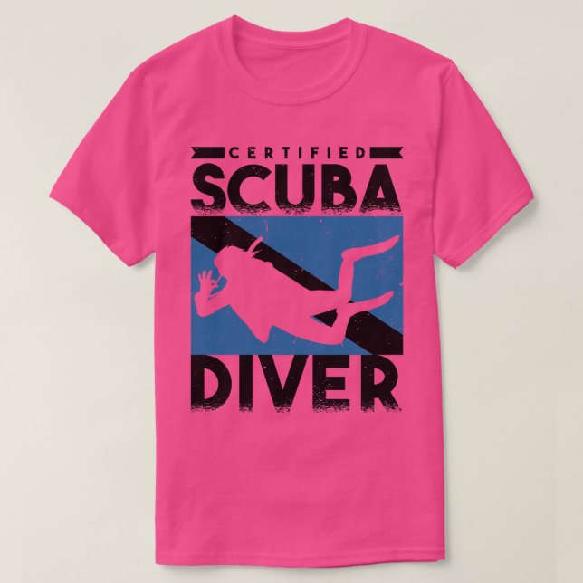 Scuba Diver Certified Scuba Diver 1 T-Shirt (Design vorne)