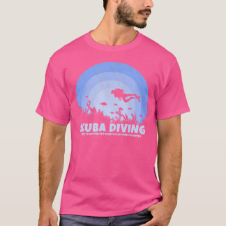 Scuba Diver Der Himmel ist nicht das Limit Scuba D T-Shirt
