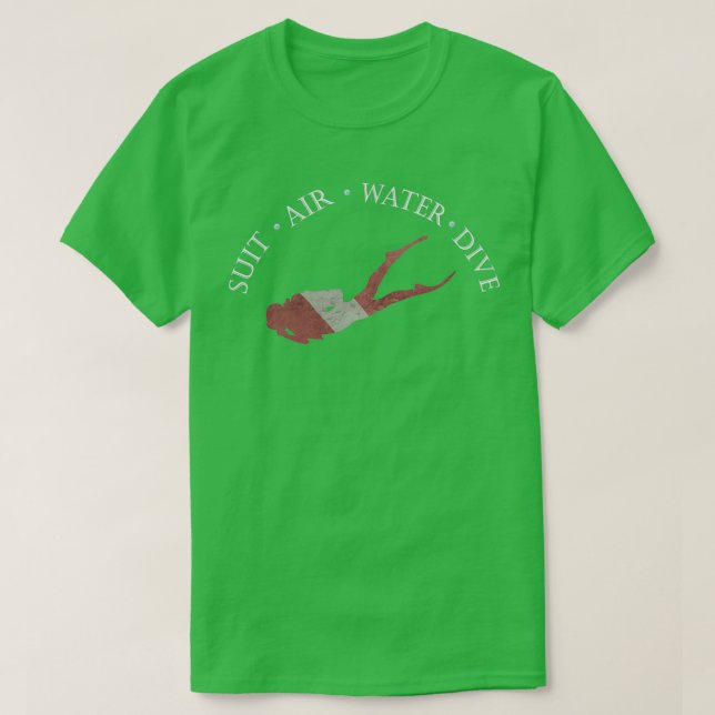 Scuba Diver Flag T-Shirt (Design vorne)