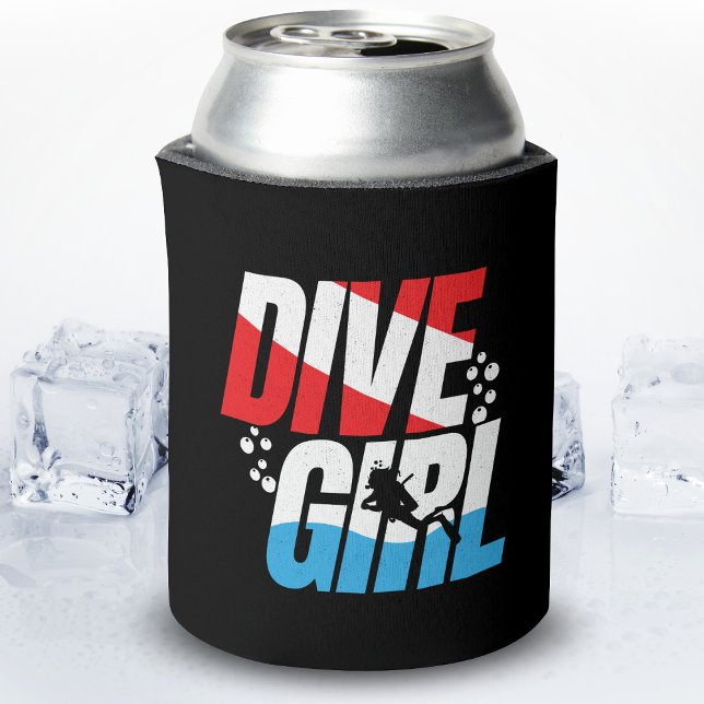 Scuba Diver Geschenk für Frauen, Dive Girl Scuba Dosenkühler (Von Creator hochgeladen)