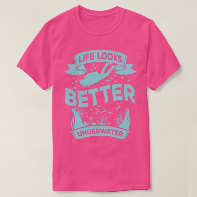 Scuba Diver Geschenk T-Shirt (Design vorne)