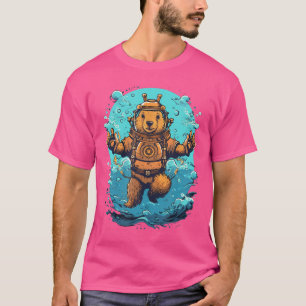 Scuba Diver Groundhog Unterwasser Scuba Diving Sno T-Shirt