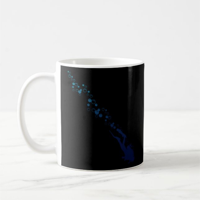 Scuba Diver Kaffeetasse (Links)