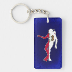 Scuba Diver Kontur Schlüsselanhänger