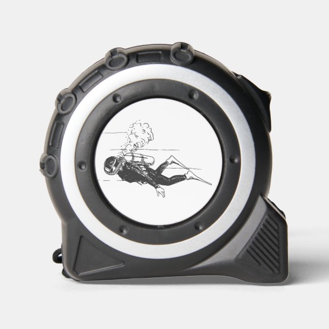 Scuba Diver Maßband (Vorderseite)