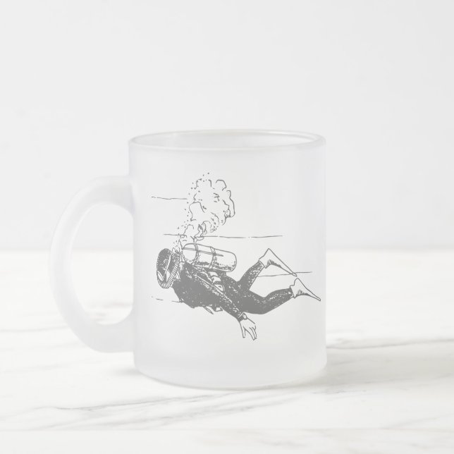 Scuba Diver Mattglastasse (Links)