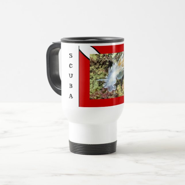 Scuba Diver NudiBranch - Tasse (Vorderseite Links)