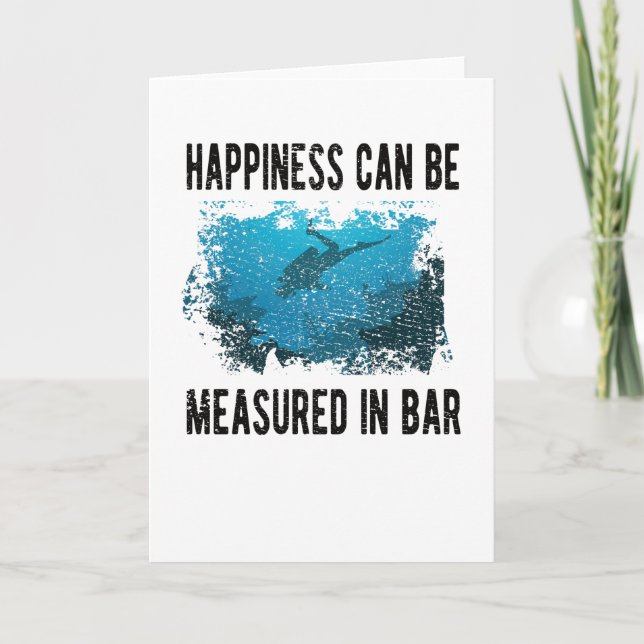 Scuba Diver Ocean Scuba Diver Unterwassertaucher Karte (Vorderseite)