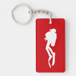 Scuba Diver Schlüsselanhänger