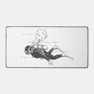 Scuba Diver Schreibtischunterlage