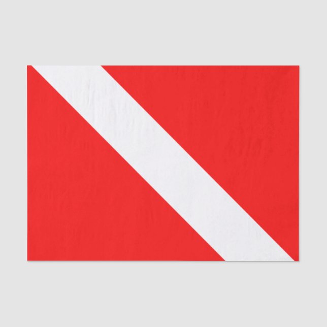 Scuba Diver Seidenpapier (Vorderseite)