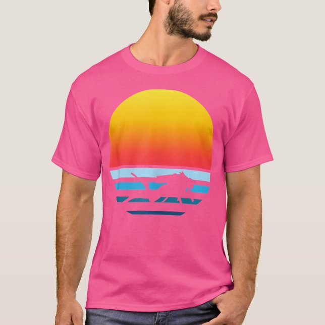 Scuba Diver Sunse Diving Ocean T-Shirt (Vorderseite)