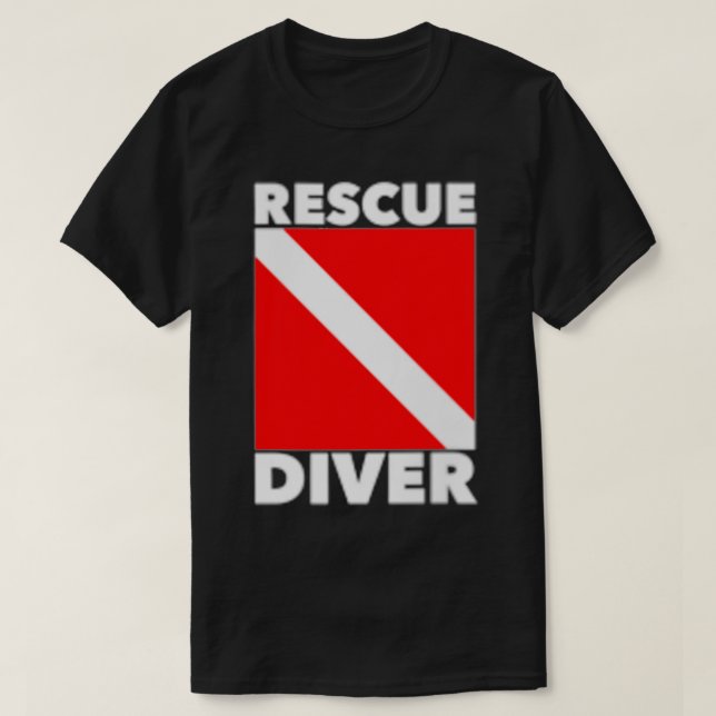 SCUBA Divers Certified Rescue Diver T-Shirt (Design vorne)