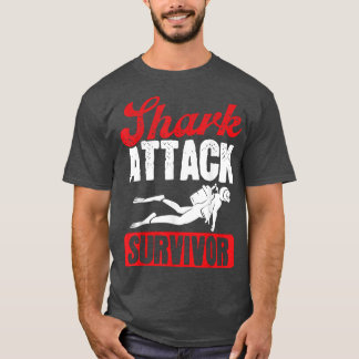 Scuba Diver's Shark Attack Survivor Scuba Diver T-Shirt