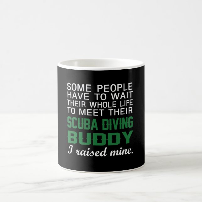 Scuba Diving Buddy Kaffeetasse (Mittel)