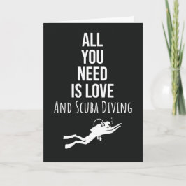 Scuba Diving Cards Diver Snorkeling Sports Karte