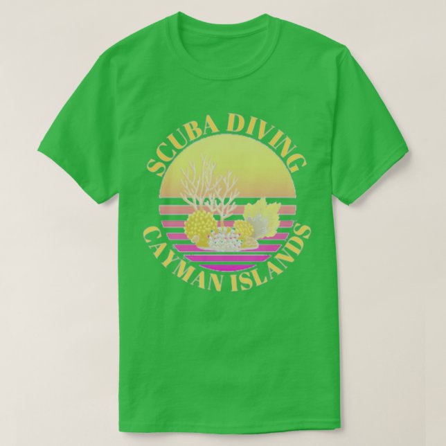 Scuba Diving Cayman Islands T-Shirt (Design vorne)