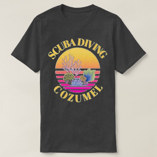 Scuba Diving Cozumel T-Shirt (Design vorne)