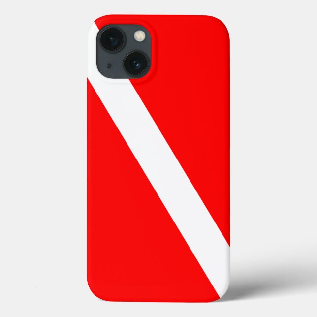 Scuba Diving Dive Flag Case-Mate iPhone Hülle (Rückseite)