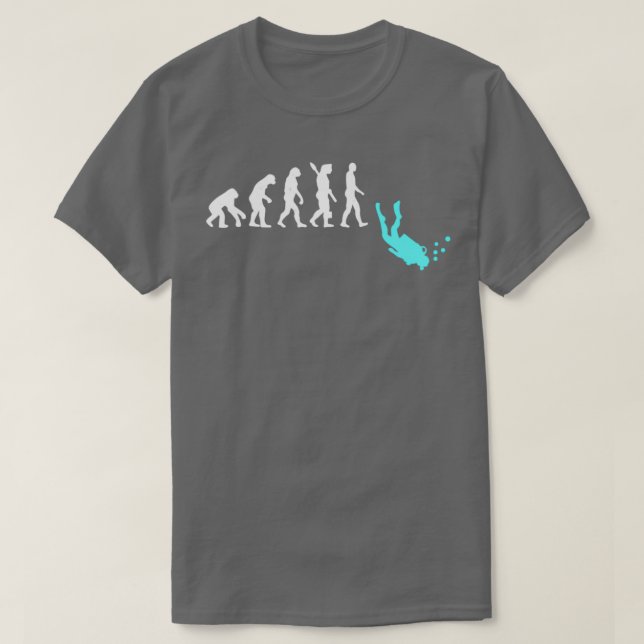 Scuba Diving Evoulution T-Shirt (Design vorne)