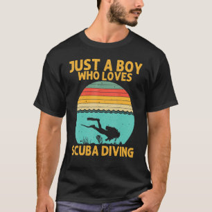 Scuba Diving für Jungs Kinder Unterwassertaucher T-Shirt