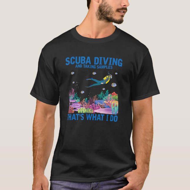 Scuba Diving Future Marine Biologe Ocean Science T-Shirt (Vorderseite)