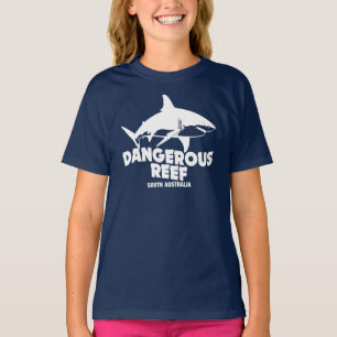 Scuba Diving Great White Haie - Gefährliches Riff T-Shirt