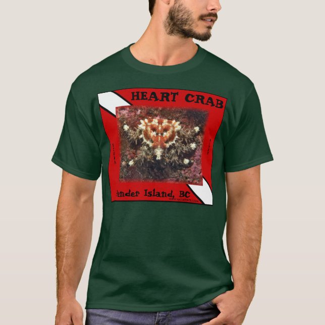 Scuba Diving Heart Crab - Shirt (Vorderseite)