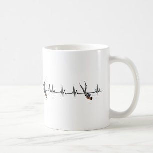 SCUBA Diving Heartbeat Kaffeetasse