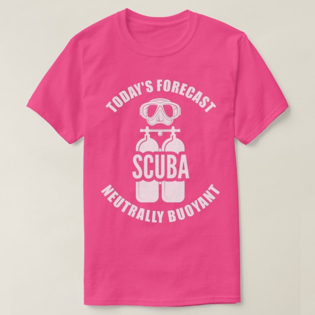 Scuba Diving heute antiquiert neutral T-Shirt (Design vorne)