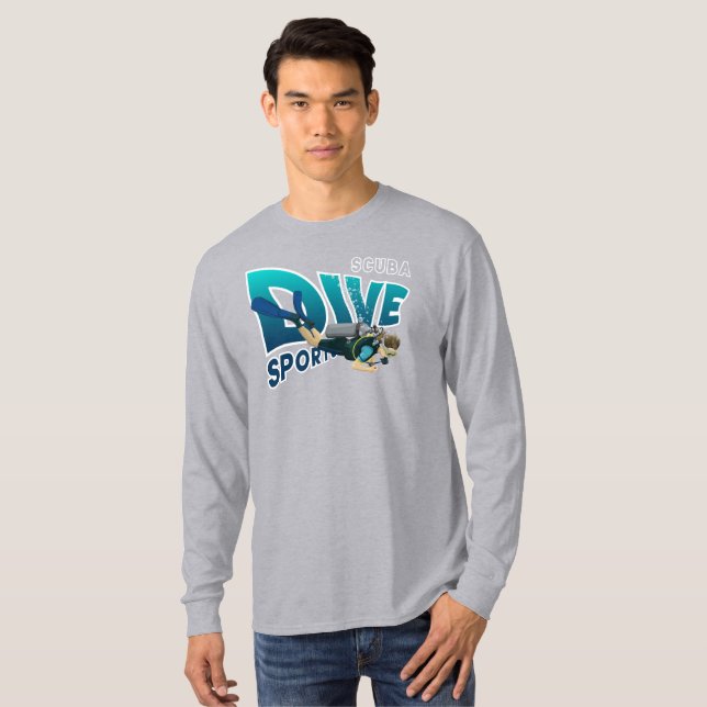Scuba Diving | Langschläfer T-Shirt (Vorne ganz)
