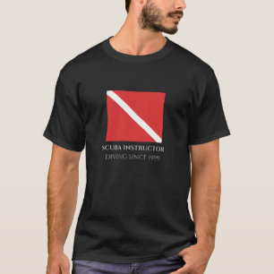 Scuba Diving-Logo - T - Shirt der roten, weißen F