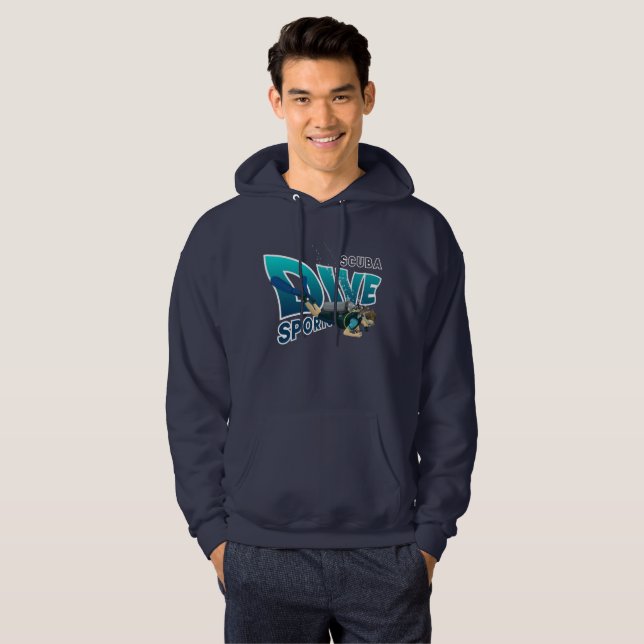 Scuba Diving | Männer Hoodie (Vorne ganz)