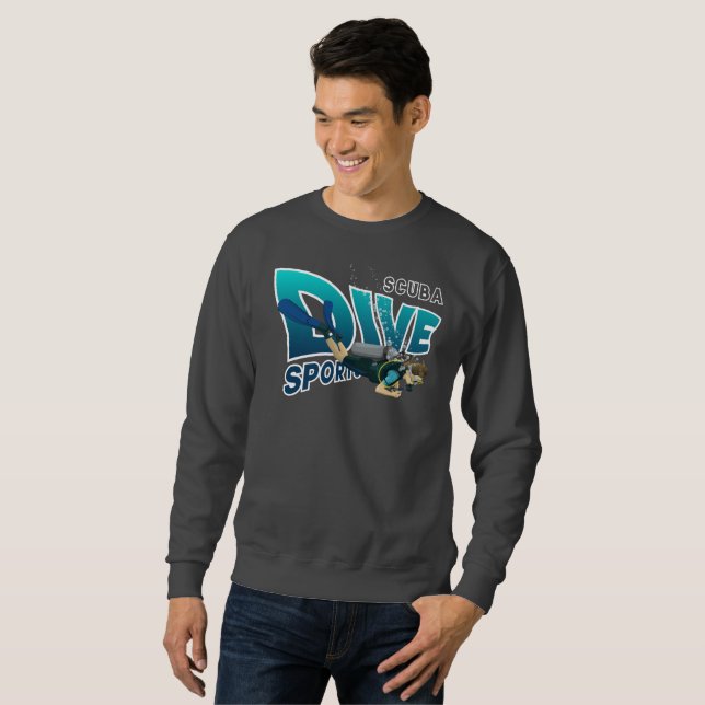 Scuba Diving | Männer Sweatshirt (Vorne ganz)