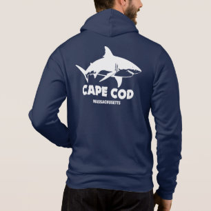 Scuba Diving Mit großen weißen Haien - Cape Cod Hoodie