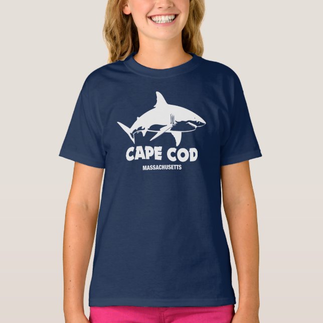 Scuba Diving Mit großen weißen Haien - Cape Cod T-Shirt (Vorderseite)