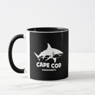 Scuba Diving Mit großen weißen Haien - Cape Cod Tasse
